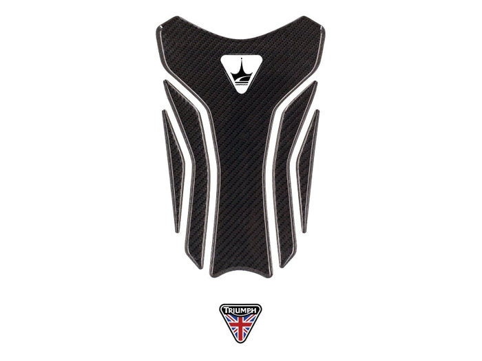 Grippatch Triumph ile Uyumlu Kaydırmaz 6D Karbon Tank Pad GC07