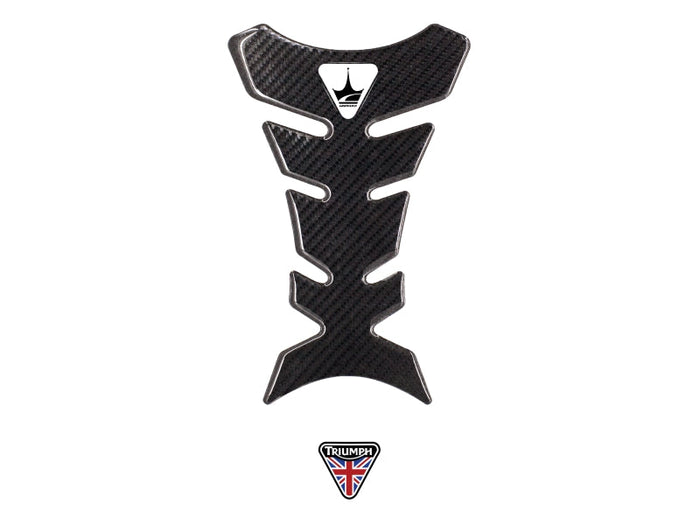 Grippatch Triumph ile Uyumlu Kaydırmaz 6D Karbon Tank Pad GC08