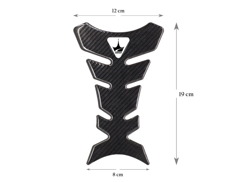 Grippatch Triumph ile Uyumlu Kaydırmaz 6D Karbon Tank Pad GC08