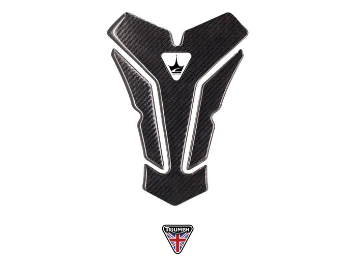 Grippatch Triumph ile Uyumlu Kaydırmaz 6D Karbon Tank Pad GC09