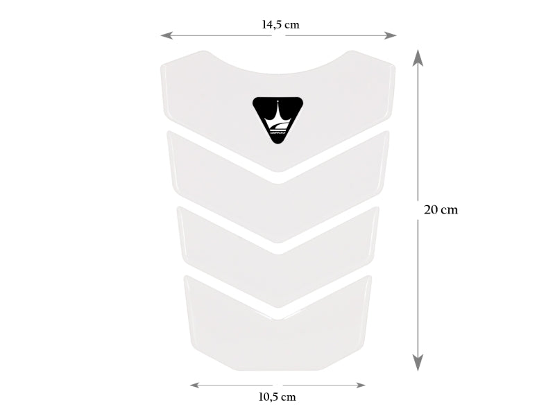 Grippatch Triumph ile Uyumlu Kaydırmaz Şeffaf Tank Pad GT02