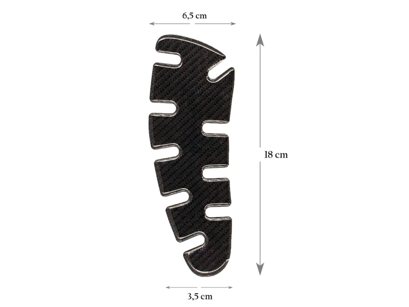 Grippatch Universal Kaydırmaz 6D Karbon Yan Tank Pad GCS01