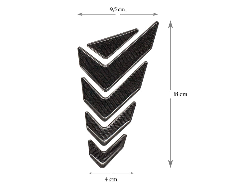 Grippatch Universal Kaydırmaz 6D Karbon Yan Tank Pad GCS02