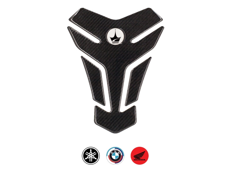 Grippatch Yamaha, BMW, Honda ile Uyumlu 6D Karbon Tank Pad GC01