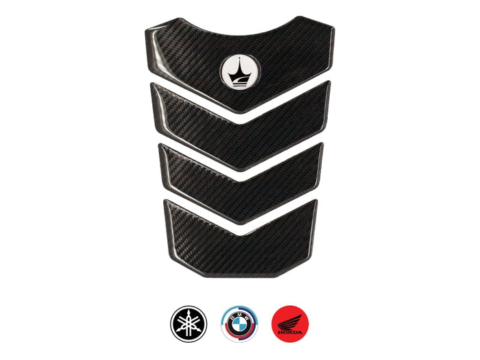 Grippatch Yamaha, BMW, Honda ile Uyumlu 6D Karbon Tank Pad GC02