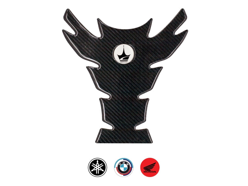 Grippatch Yamaha, BMW, Honda ile Uyumlu 6D Karbon Tank Pad GC03