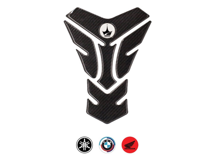 Grippatch Yamaha, BMW, Honda ile Uyumlu 6D Karbon Tank Pad GC06