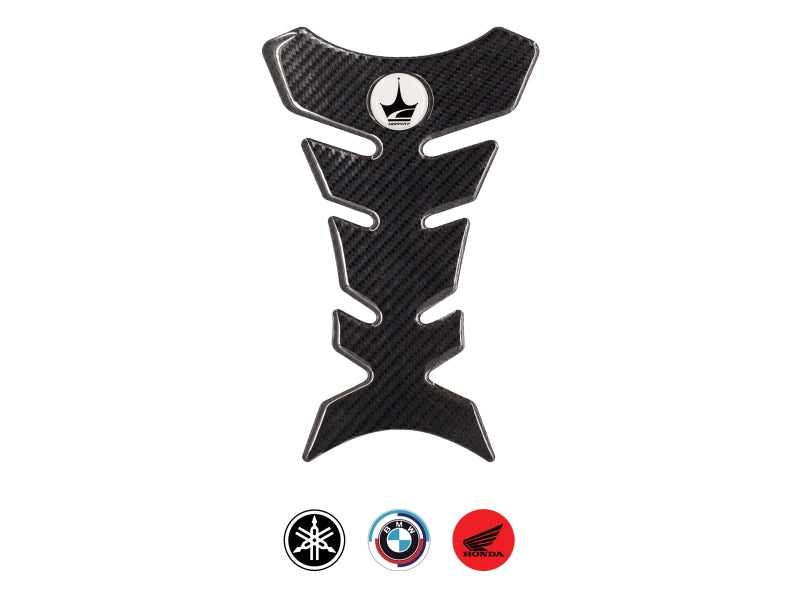 Grippatch Yamaha, BMW, Honda ile Uyumlu 6D Karbon Tank Pad GC08