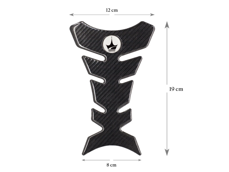 Grippatch Yamaha, BMW, Honda ile Uyumlu 6D Karbon Tank Pad GC08