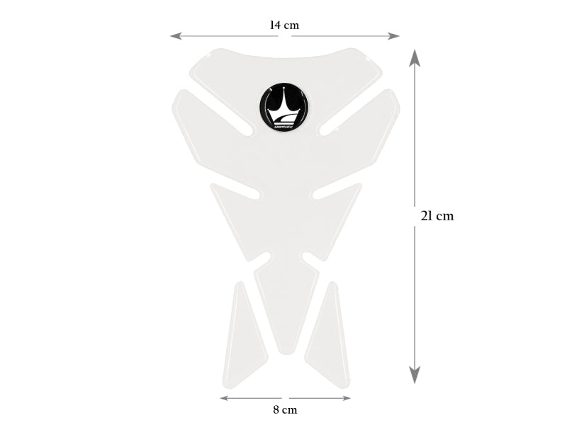 Grippatch Yamaha, BMW, Honda ile Uyumlu Kaydırmaz Şeffaf Tank Pad GT04