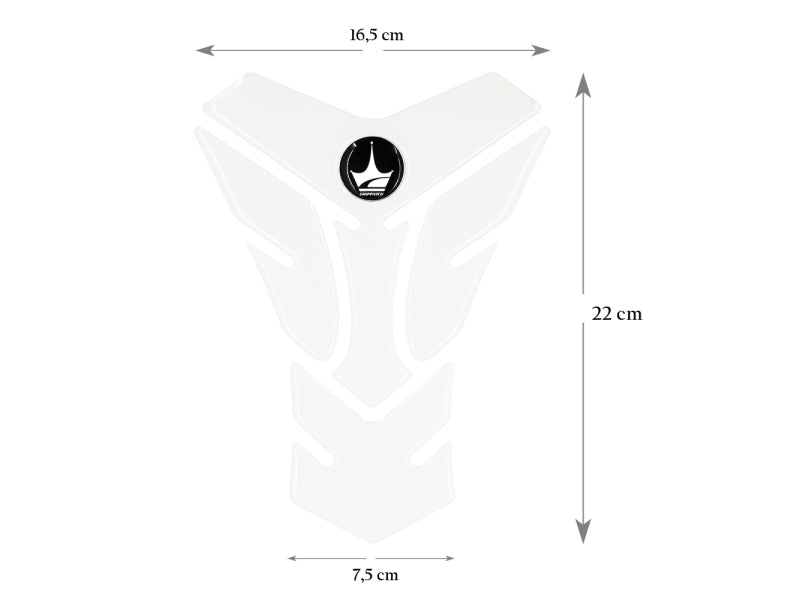 Grippatch Yamaha, BMW, Honda ile Uyumlu Kaydırmaz Şeffaf Tank Pad GT06