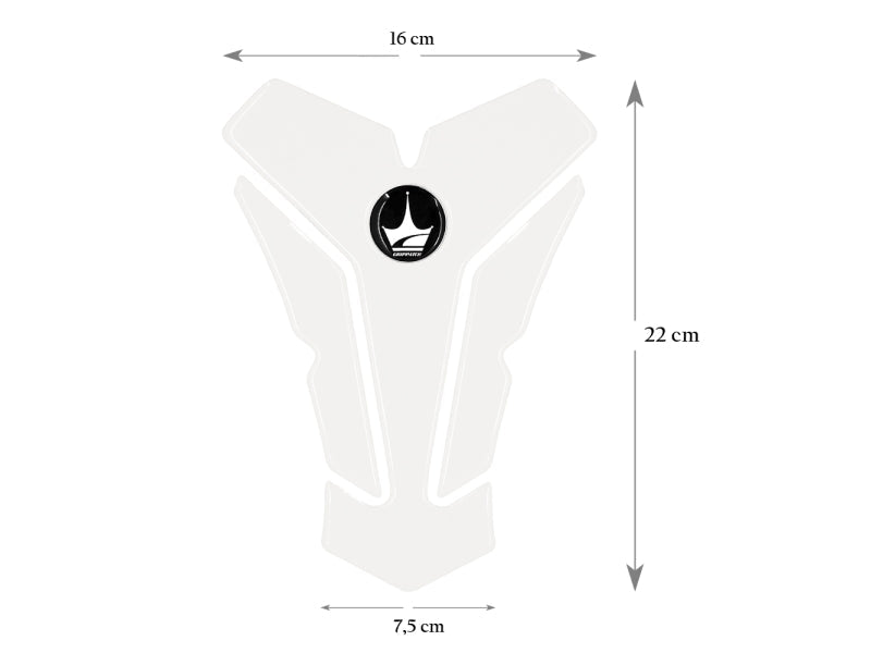 Grippatch Yamaha, BMW, Honda ile Uyumlu Kaydırmaz Şeffaf Tank Pad GT09