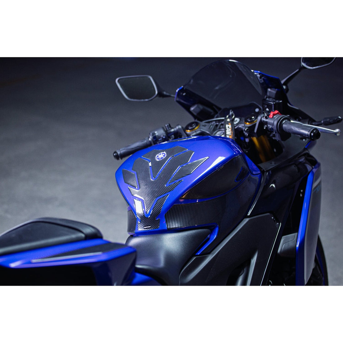 Grippatch Yamaha R25 (2025) ile Uyumlu 6D Karbon 15 Parça Tank Pad Seti - GC88