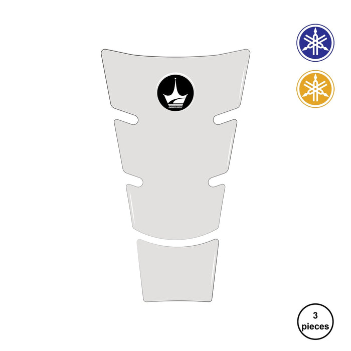 Grippatch Yamaha R7 (2021-2024) ile Uyumlu Kaydırmaz Şeffaf Depo Koruma Tank Pad GT58CP